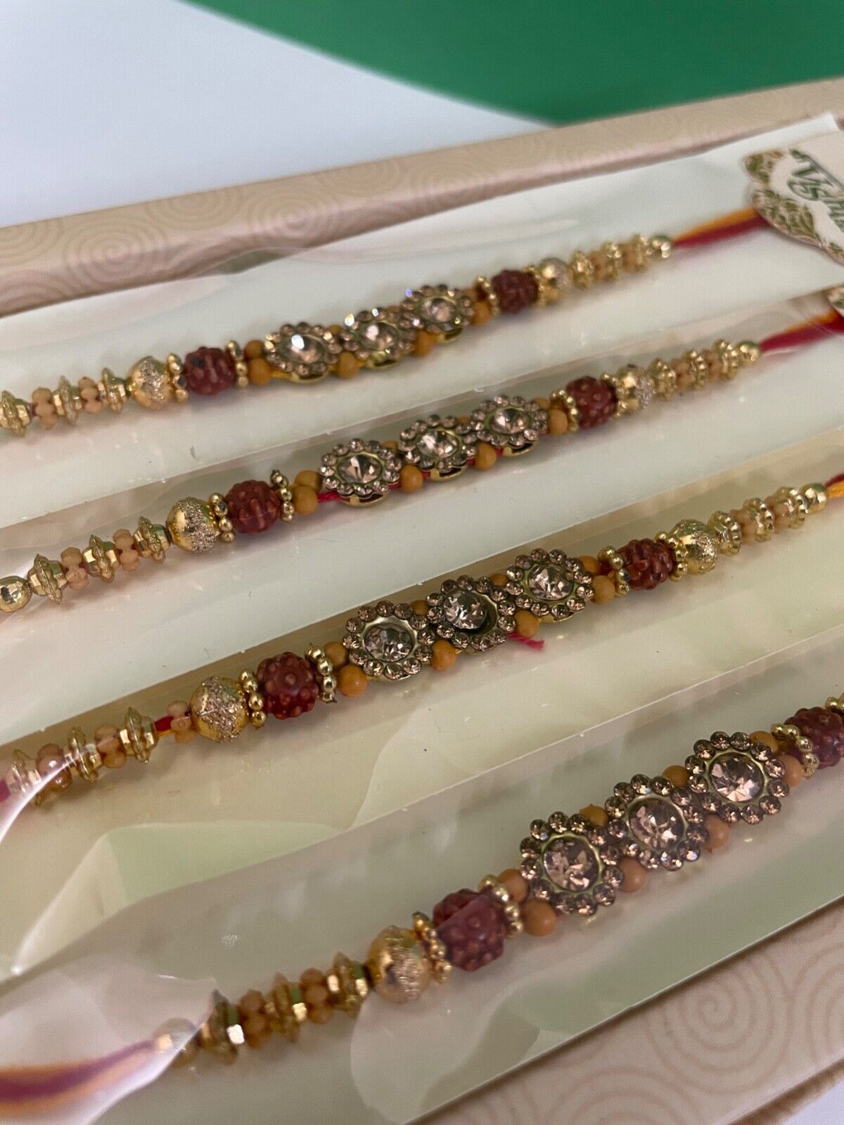 Rakshabandhan: Pack of 12  Rakhis | Wristband | Barcelet | Rudraksha Rakhi