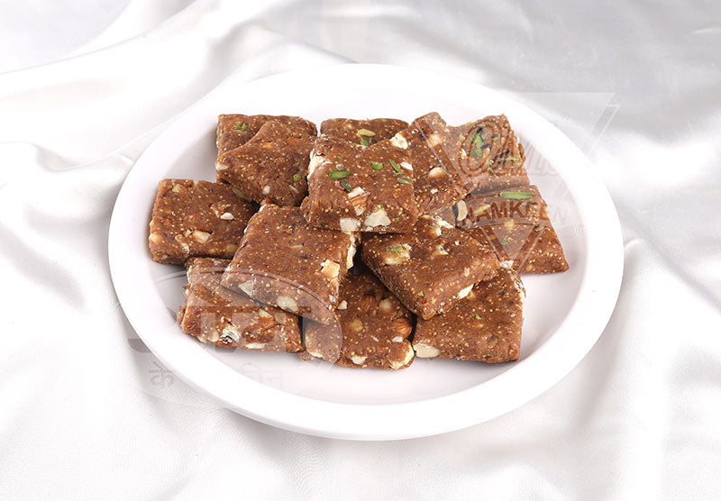 Om's Sugar-Less Anjeer Chikki - 500g | Healthy, Nutritious & Guilt-Free Fig Delight