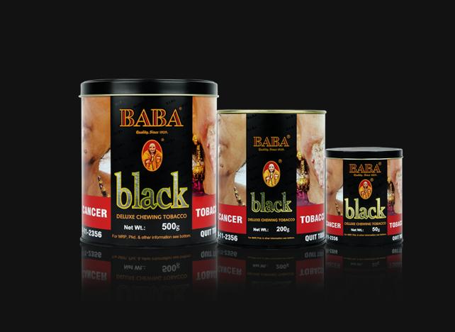 Baba Black Deluxe Chewing Tobacco - 40g | Premium Quality Indian Gutkha - Alchemy Tradex