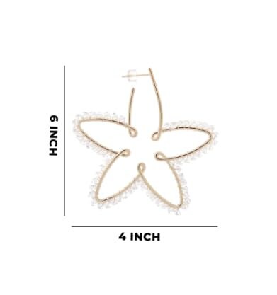 LOTUS24 Stainless Steel Flower-Shaped Earring Set - Elegant Artificial Jewelry Gift Set for Effortless Style - Alchemy Tradex